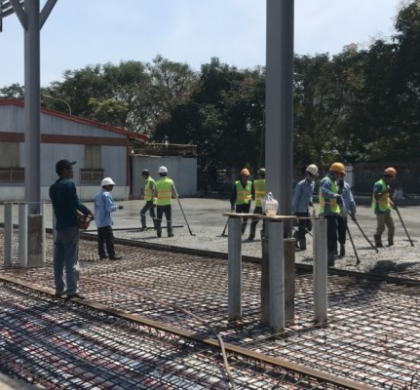 Hình ảnh Thắng Hòa Phát thi công