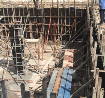 Thi công bể chứa nước CTy Tôn Đông Á